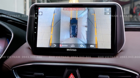 Màn hình DVD Android liền camera 360 xe Hyundai Santafe 2019 - 2020 | Bravigo Ultimate (6G+128G)  